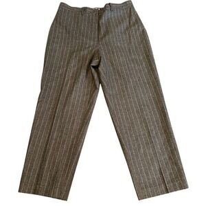 Liz Claiborne Liz Sport Cosette Lined Pinstripe Dress Pants Size 16